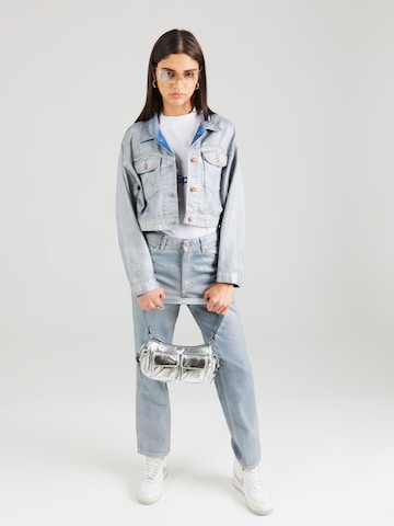 WRANGLER Přechodná bunda – stříbrná