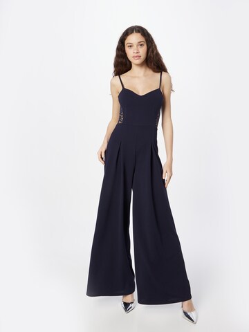 WAL G. Jumpsuit 'LANEY' in Blauw: voorkant