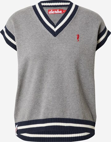 Derbe Sweater 'Kippes' in Grey: front