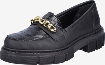 juoda Rieker Loaferai: priekis