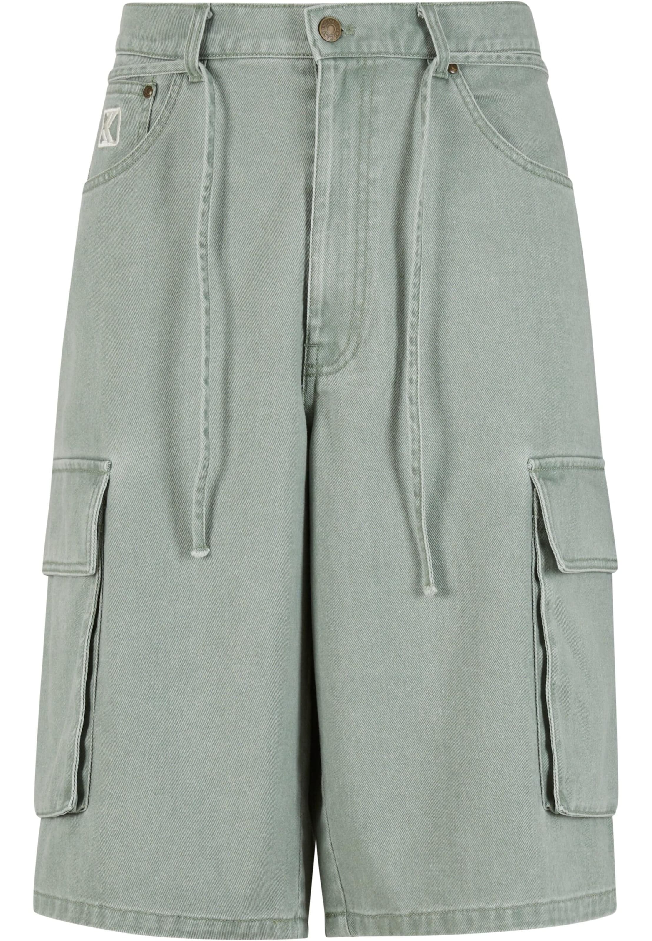 regular Pantaloni di Karl Kani in verde: frontale