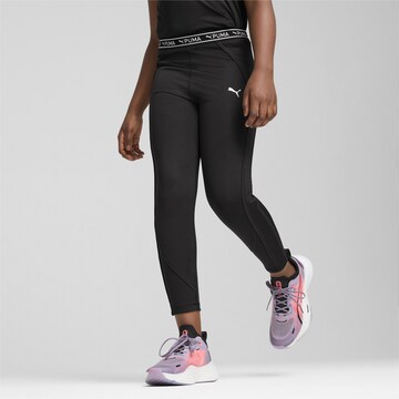 PUMA Regular Leggings in Black: front