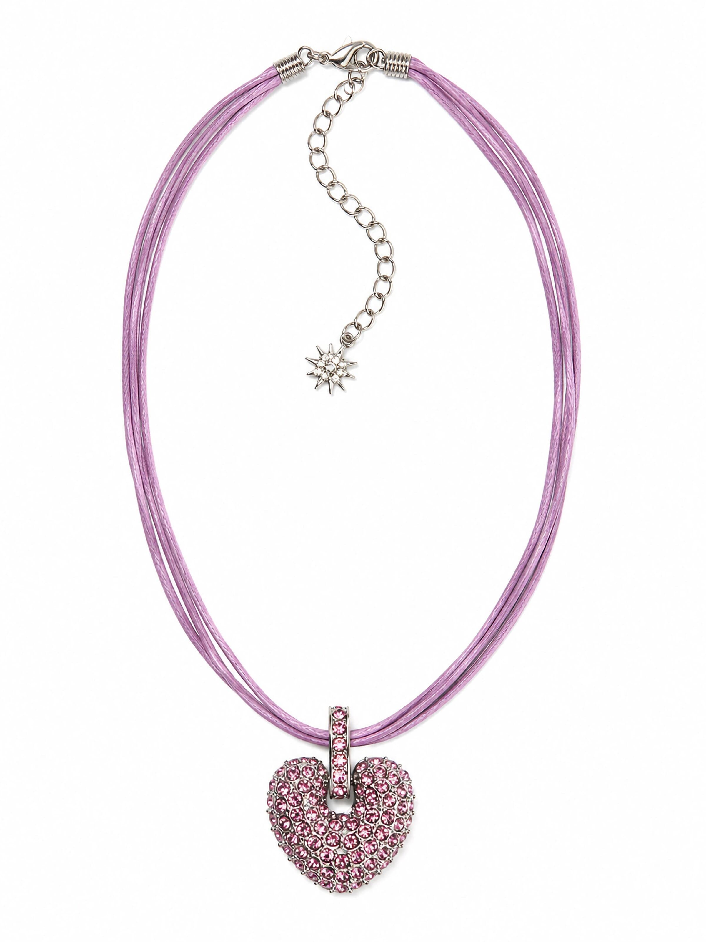 Allgäu Rebell Necklace 'Roxana' in Purple