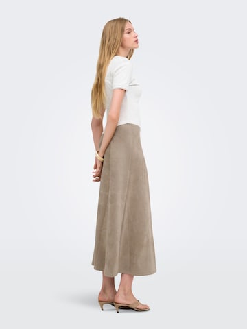 Jupe 'ONLRINEA' ONLY en marron