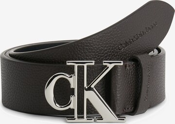 Ceinture Calvin Klein Jeans en marron : devant