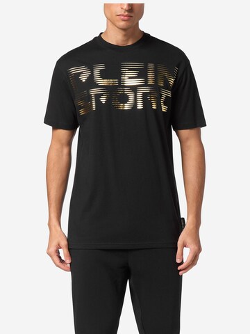 Plein Sport - Camisa em preto: frente