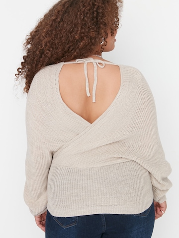 Trendyol Curve Pullover i grå