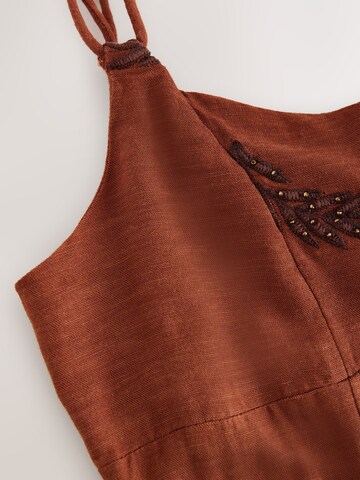 Robe d’été Next en marron
