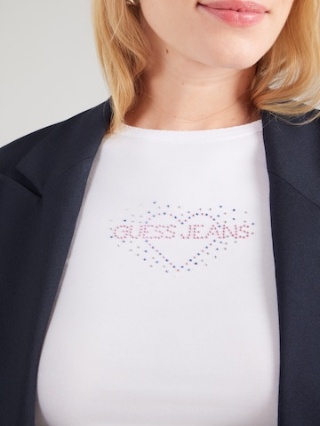 T-shirt GUESS JEANS en blanc
