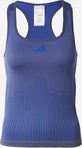 ADIDAS PERFORMANCE Sports top in Blue: front