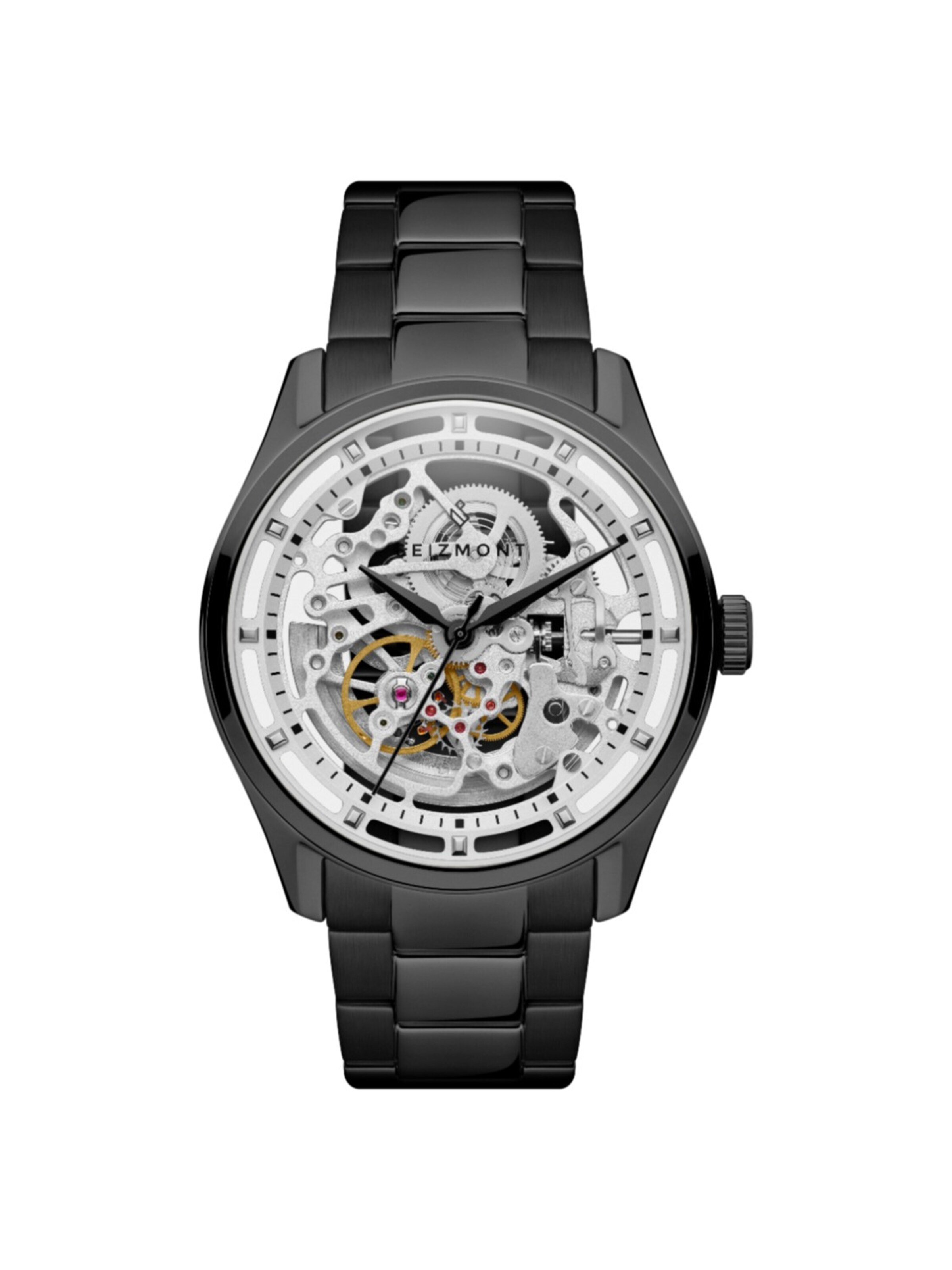 Seizmont Analog Watch 'Motus' in Black: front