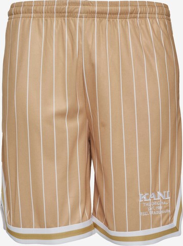 Karl Kani Loosefit Housut värissä beige: edessä