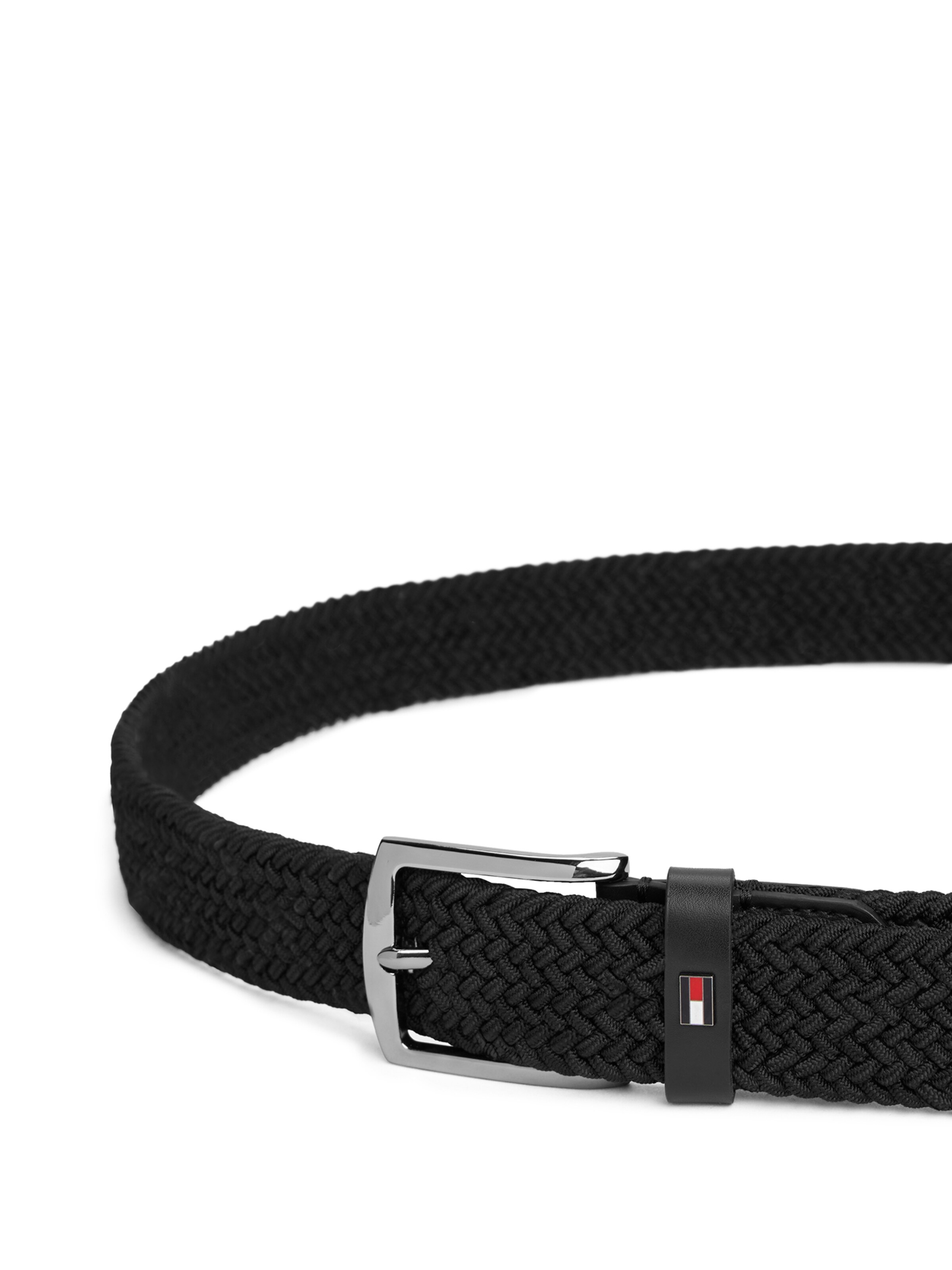 TOMMY HILFIGER Pas 'DENTON' | črna barva