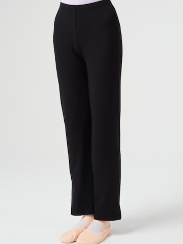 Tanzmuster Flared Workout Pants 'Anina' in Black