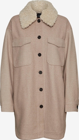 VERO MODA Between-Seasons Coat 'Ollie' in Brown: front