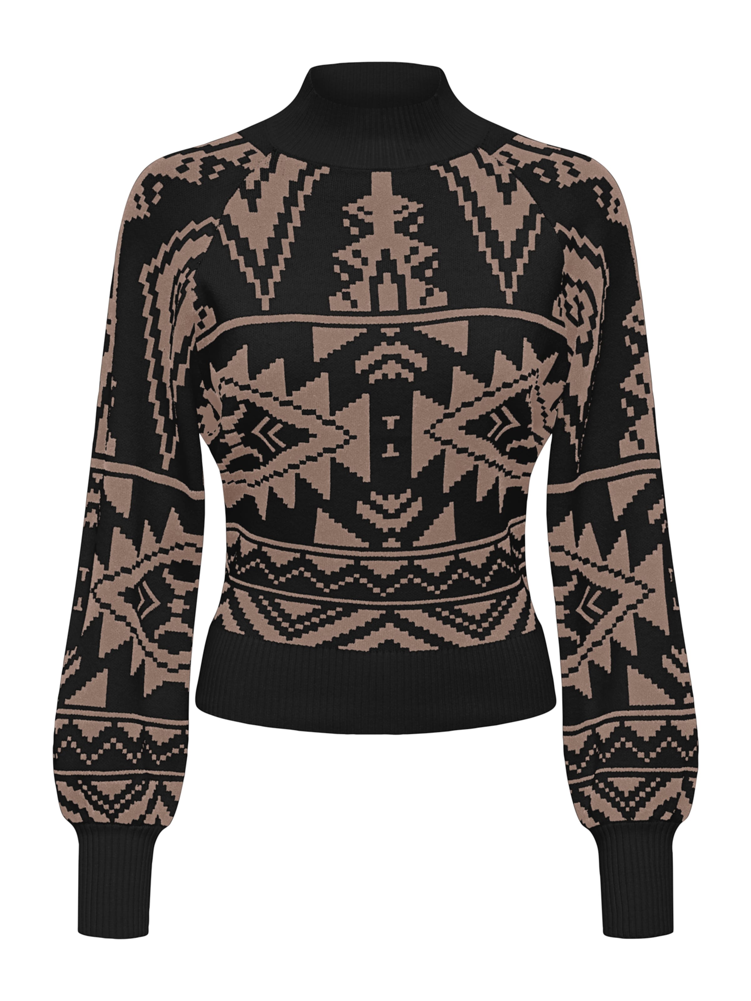 Pull-over 'ONLFRIDA' ONLY en noir : devant