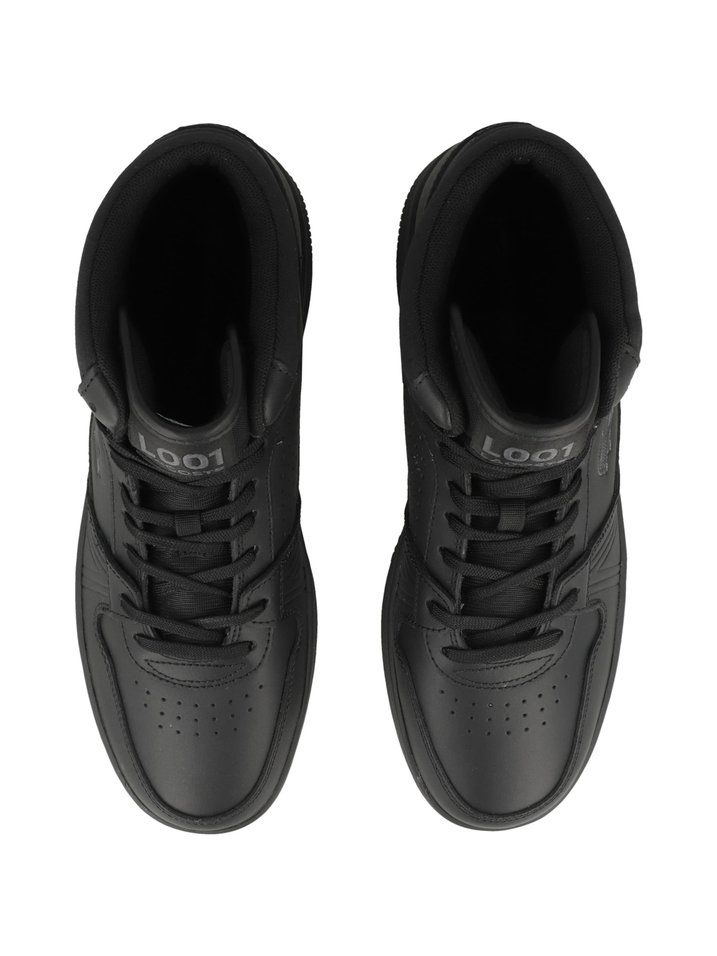 Sneaker alta di LACOSTE in nero