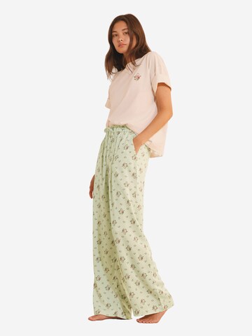 Pantalon de pyjama 'Ceala' ETAM en vert