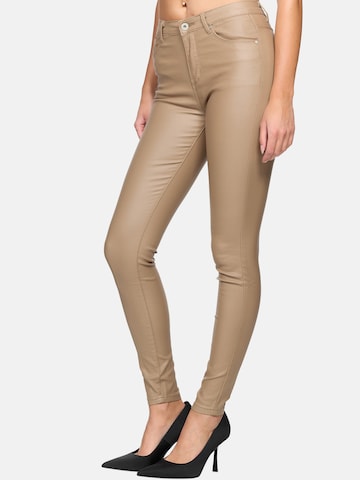 Elara Skinny Jeans i brun