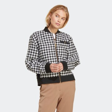 ADIDAS ORIGINALS Kurtka przejściowa 'Houndstooth' w kolorze czarny: przód