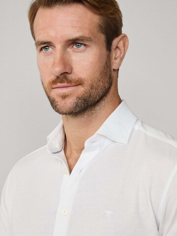 Coupe slim Chemise Hackett London en blanc