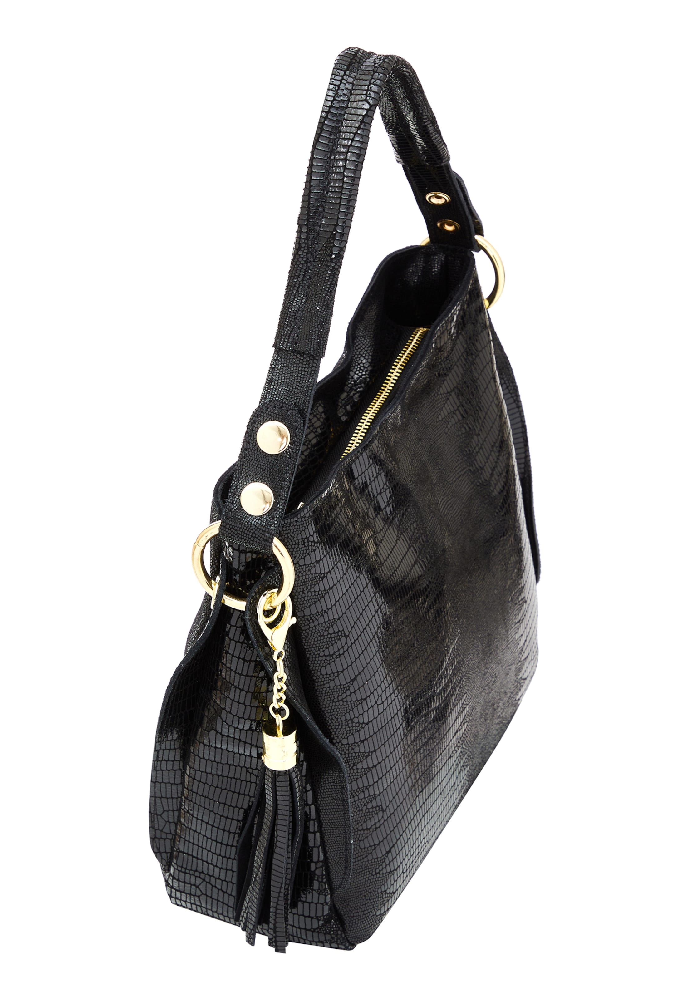 faina Torba za čez ramo | črna barva