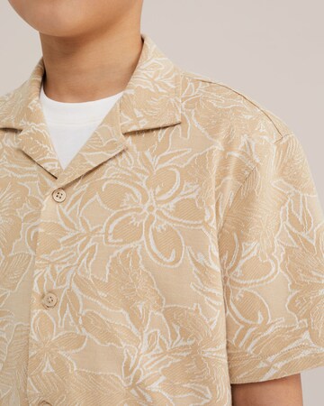 WE Fashion Regular fit Srajca | bež barva