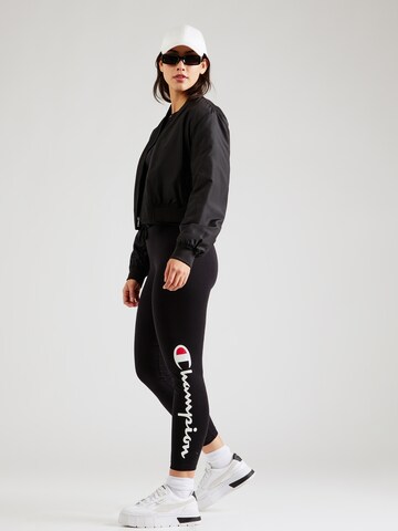 Champion Authentic Athletic Apparel Skinny Legíny - Čierna