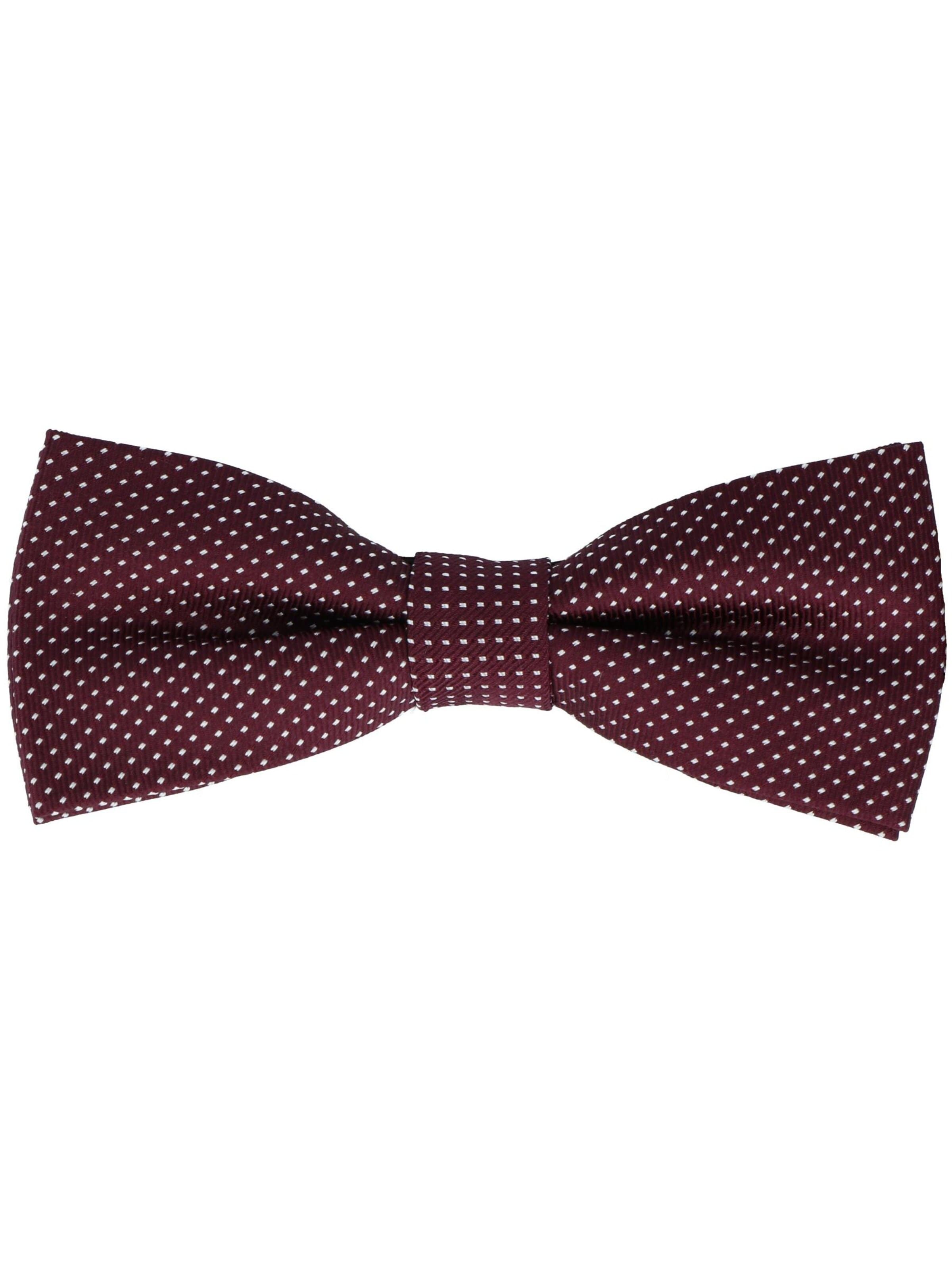 WILLEN Bow Tie 'Tupfen' in Red: front