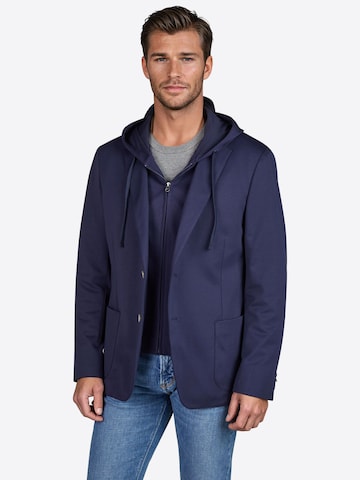 PIERRE CARDIN Regular fit Colbert 'Henri' in Blauw: voorkant
