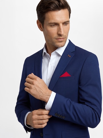 Finshley & Harding London Slim fit Business-colbert in Blauw