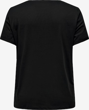 ONLY Carmakoma T-Shirt 'Kiti Life Star' in Schwarz