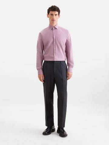 Coupe regular Chemise business SEIDENSTICKER en rose