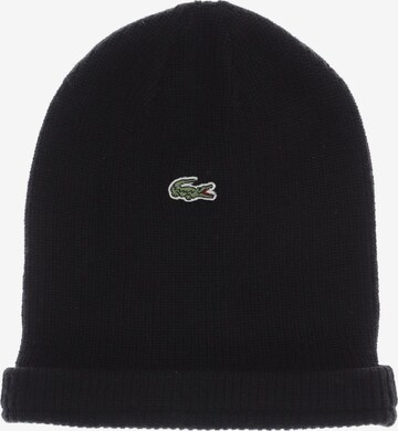 LACOSTE Hat & Cap in One size in Black: front