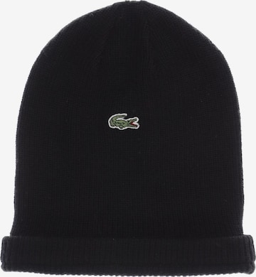 LACOSTE Hut oder Mütze One Size in Schwarz: predná strana