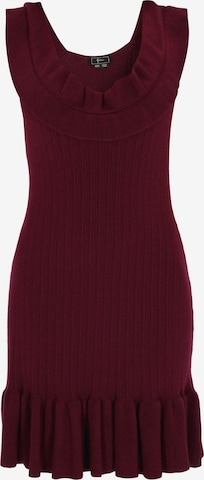 faina Gebreide jurk 'Fashion Look' in Lila: voorkant