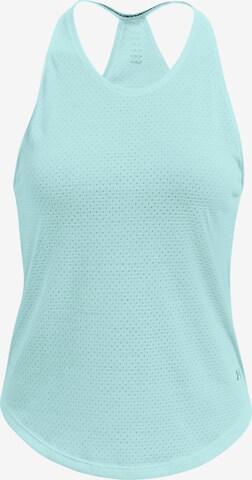 UNDER ARMOUR Sports Top 'Streaker' in Blue: front