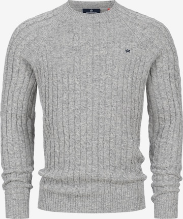 Kronstadt Sweater 'Flynn' in Grey: front
