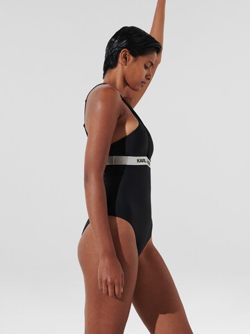 Karl Lagerfeld Swimsuit in Black