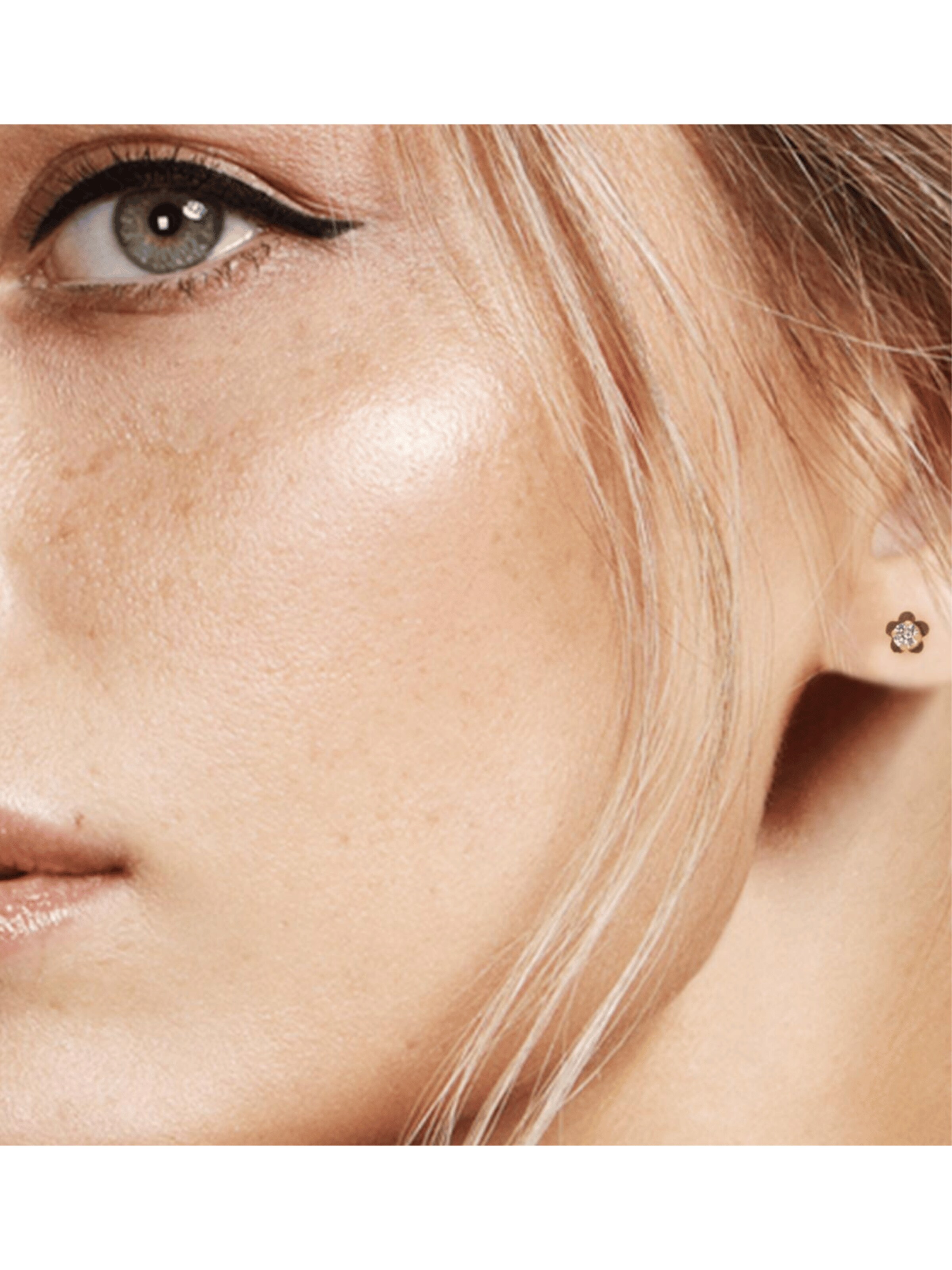ARS-ARGENTI Earrings 'BRILLANT FLOWER' in Gold