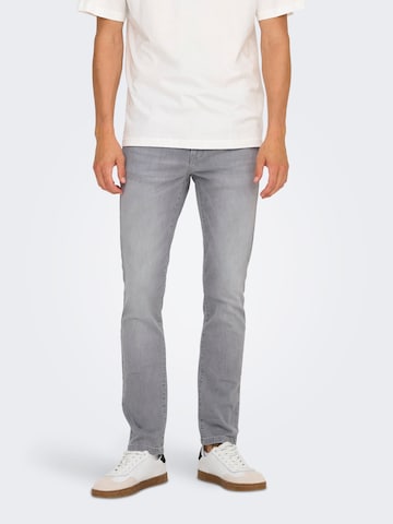 Only & Sons regular Τζιν 'ONSWEFT' σε γκρι: μπροστά