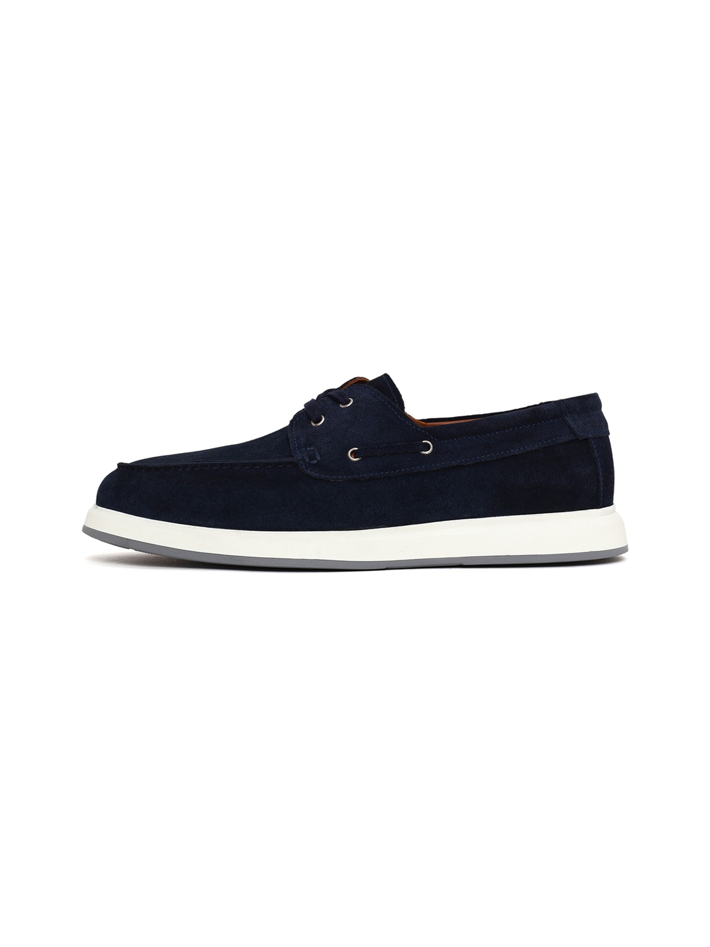 Mocassin Derimod en bleu : devant