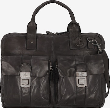 Harbour 2nd Document Bag in Brown: front