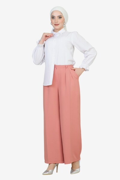MODAMIHRAM Pleat-front trousers in Dusky pink, Item view