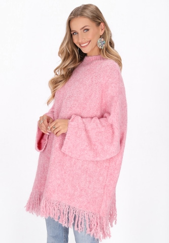 IZIA Trui in Roze: voorkant