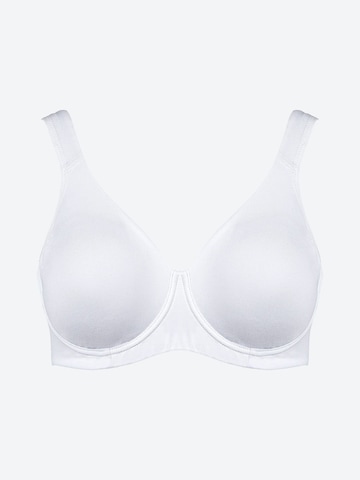 Spiman T-shirt Bra '393' in White: front