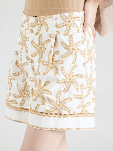 SCOTCH & SODA tavaline Voltidega püksid 'Starfish', värv valge