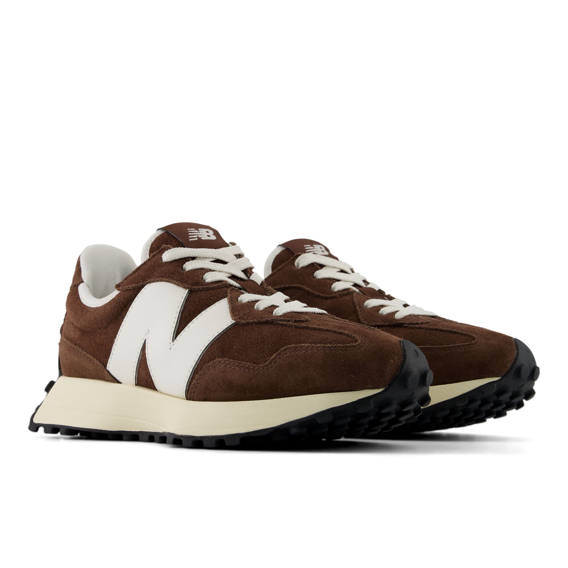 Sneaker bassa '327' di new balance in marrone