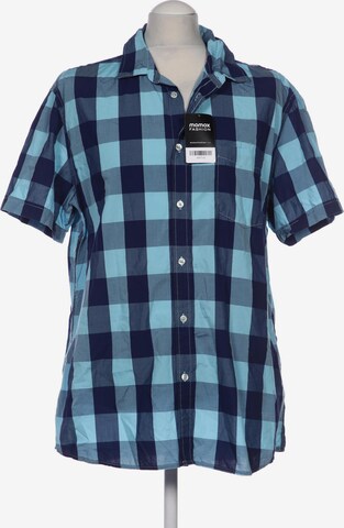 CELIO Button Up Shirt in XL in Blue: front