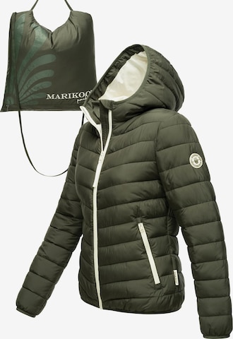 MARIKOO Демисезонная куртка 'Pack Mich Ein' в Зеленый: спереди